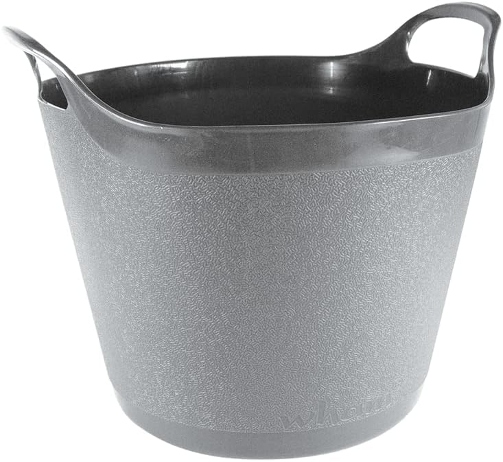 Flexi tubs from town & country. Red, grey, green 15 litres, 25 litres, 40 litres