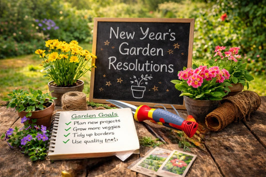 New Year garden resolutions with WOLF-Garten tools, gardening checklist and spring garden planning