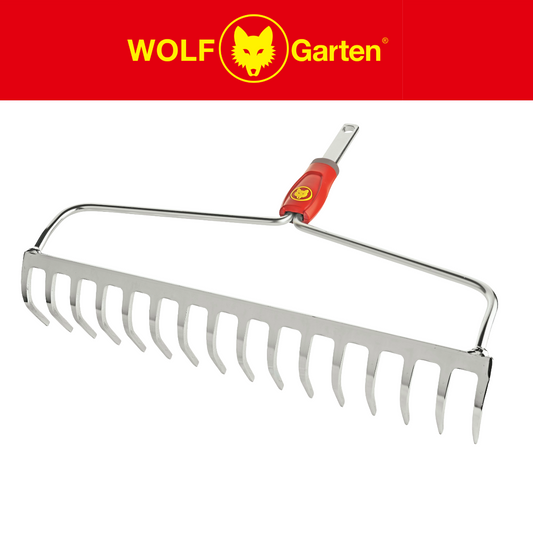 WOLF-Garten Multi-Change® DOM Bow Rake - 40cm Soil & Seedbed Rake Wolfonline