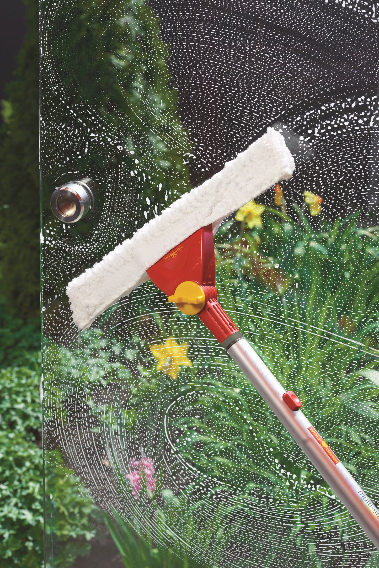 WOLF-Garten ZMI15 Multi-Change® Aluminium Handle – 142cm & EWM Window Washer & FWM Window Wiper WolfOnline
