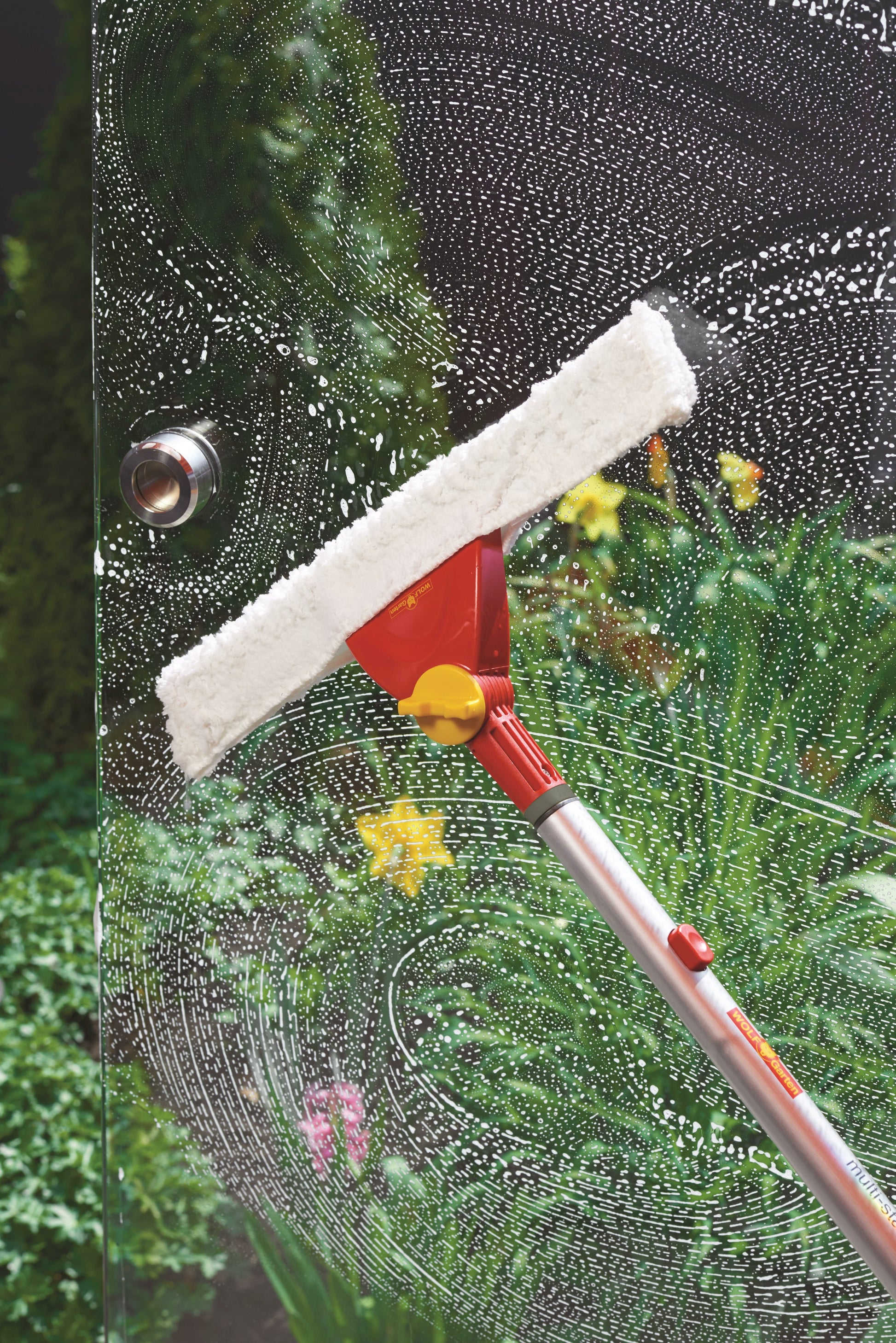 WOLF-Garten ZMI15 Multi-Change® Aluminium Handle – 142cm & EWM Window Washer & FWM Window Wiper WolfOnline