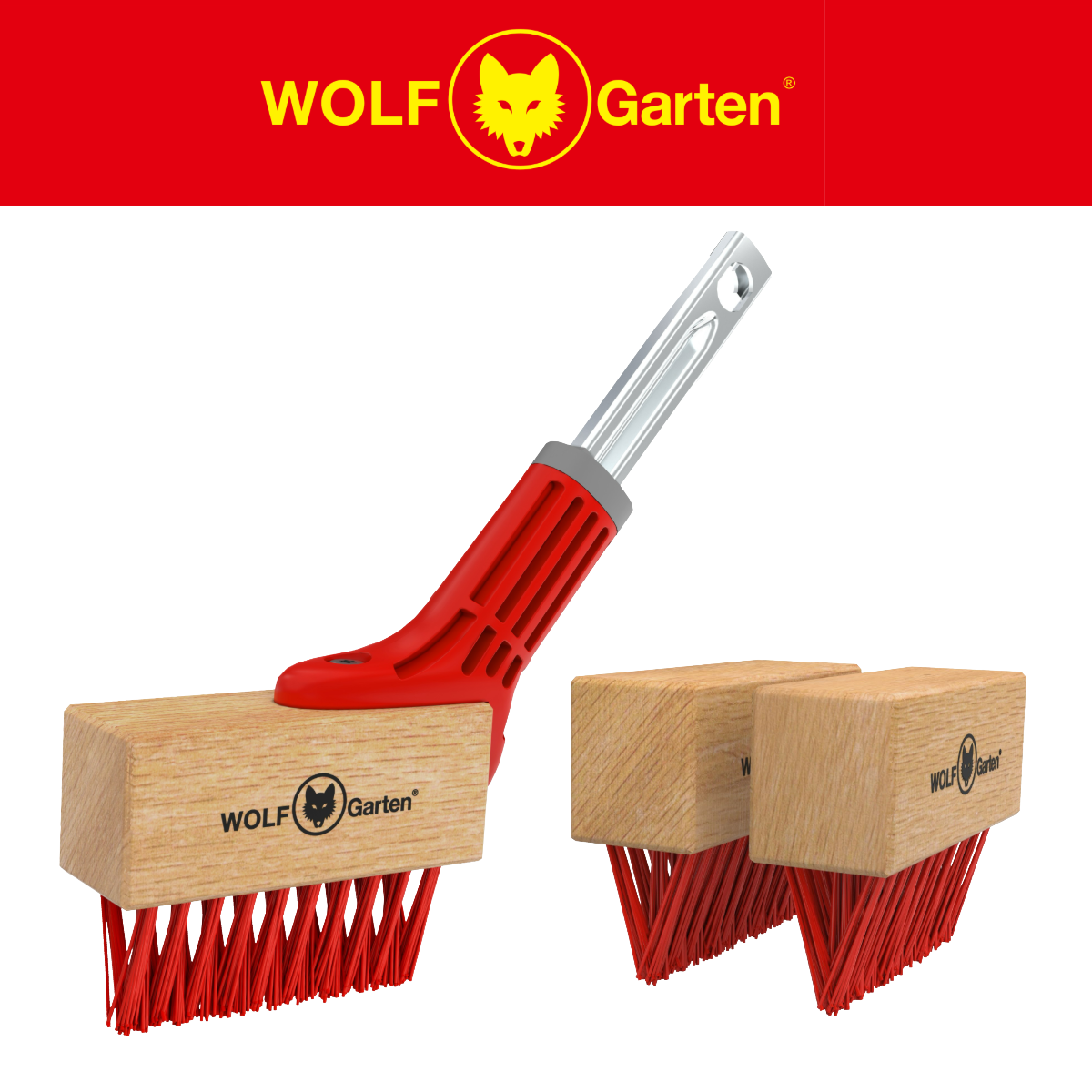 WOLF-Garten Multi-Change® FBPM Weeding Brush & FBPME Weeding Brush Heads Twin Pack WolfOnline