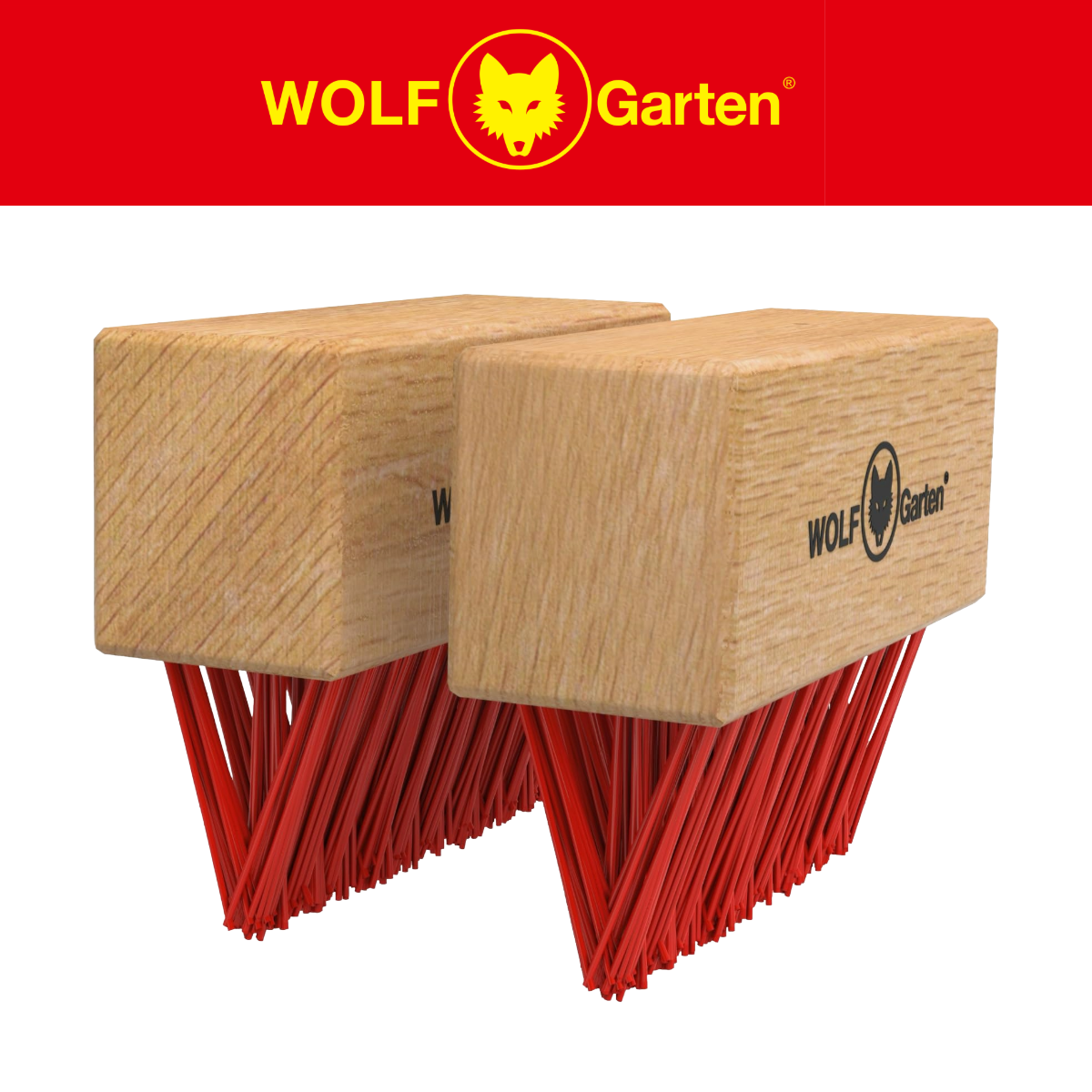 WOLF-Garten Multi-Change® Weeding Brush Heads (Twin Pack) – Nylon Bristle Patio Cleaner WolfOnline