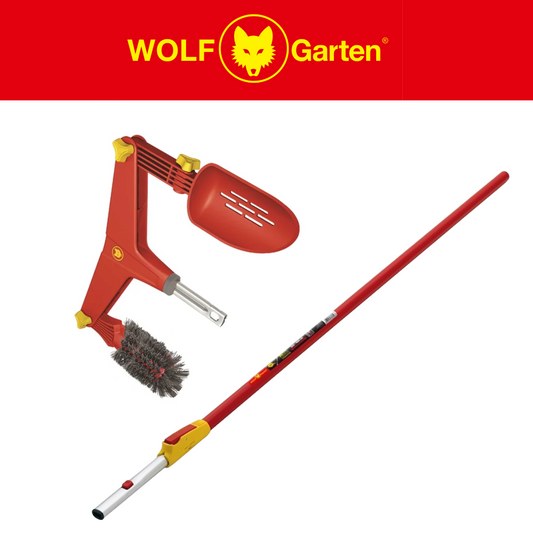 WOLF-Garten GCM Multi-Change® Gutter Cleaner & ZMV4 Telescopic Handle Bundle WolfOnline