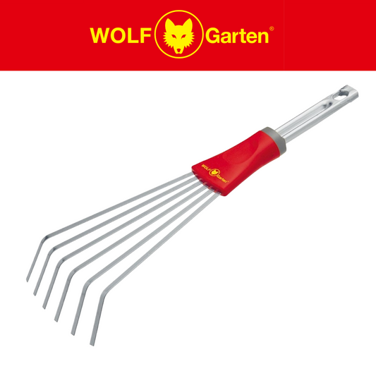 WOLF-Garten LDM Multi-Change® Fan Rake 11cm – Spring Steel Leaf & Debris Rake Wolfonline