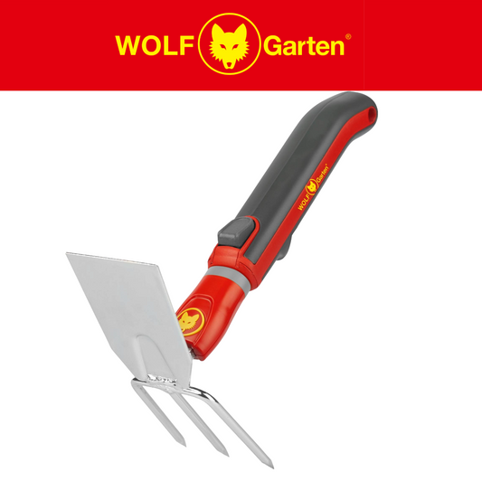 Wolf-Garten Multi-change® LNM Mini Hoe 7cm & ZM015 Mini Handle - 25cm Short Handle WolfOnline