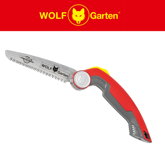WOLF-Garten Folding Pruning Saw – Professional Pull-Cut Garden Saw for Branches up to 100mm WolfOnline