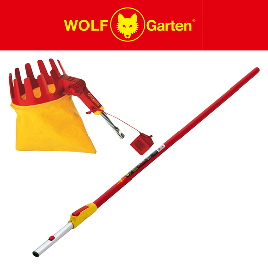 WOLF-Garten Multi-change® Adjustable Fruit Picker RGM & ZMV3 Telescopic Handle 170-300cm - Extendable Aluminium Pole WolfOnline