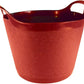 Round Flexi-tub.  Choice of  Green, Red or Grey in sizes 15L, 25L or 40L - WolfOnline