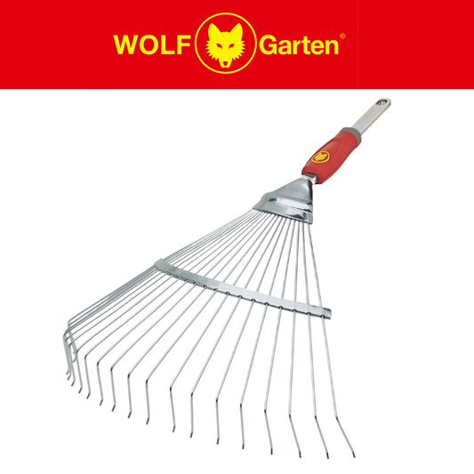WOLF-Garten Multi-Change® Springtine Rake UAM - 50cm Wide Lawn & Moss Rake Wolfonline