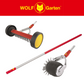 WOLF-Garten Multi-change® URM Roller Moss Removal Rake & RBM Lawn Edge Trimmer & ZMI15 Aluminium Handle – 142cm WolfOnline