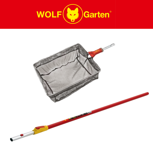 WOLF-Garten Multi-Change® ZMV3 Telescopic Handle 170-300cm & WKM Pond Net 30cm WolfOnline