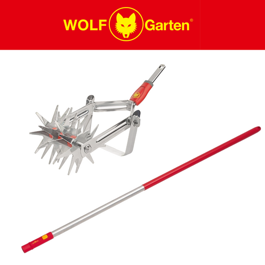 WOLF-Garten Multi-Change® DAS Soil Miller 15cm Rotary Cultivator & ZMI15 Aluminium Handle – 142cm WolfOnline